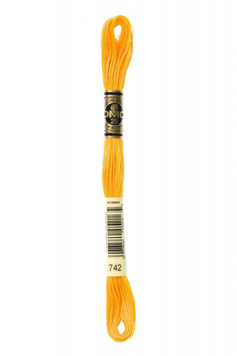 LIGHT TANGERINE EMBROIDERY COTTON